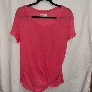 Abercrombie & Fitch Pink Short Sleeve Tee